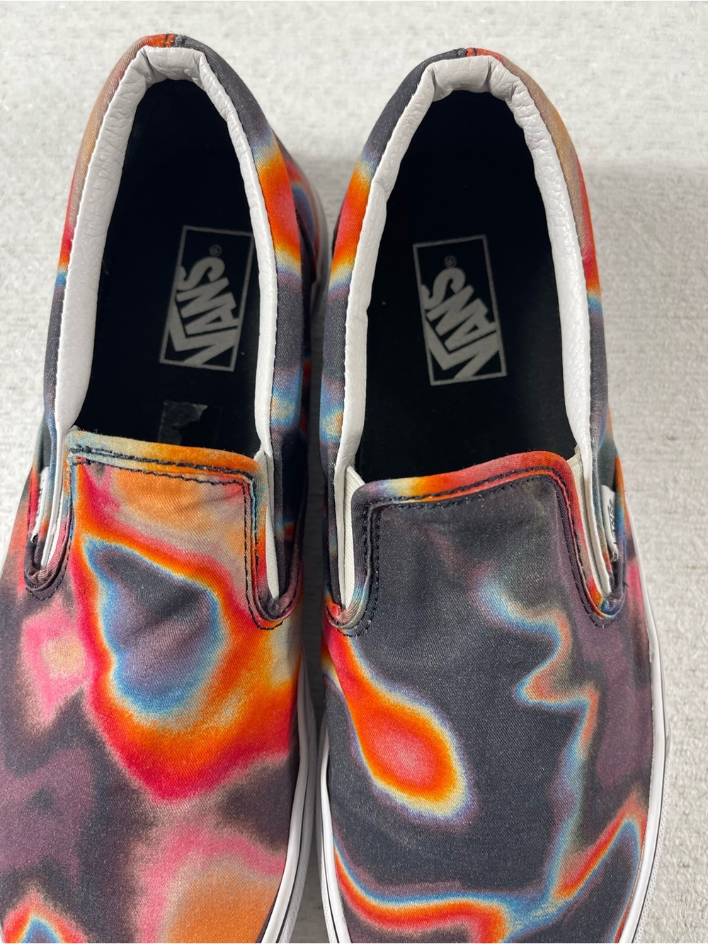 Vans Classic Slip-On Tie-Dye Canvas Sneakers, Unisex Men/9., Women 10.5 Sk#0316. - Picture 2 of 5